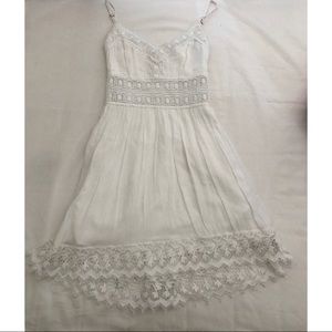 Abercrombie & Fitch Shear Waist Lace Crochet Dress